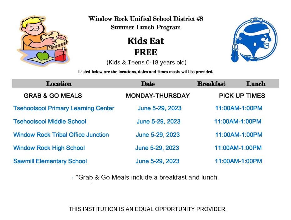 Summer Food Program 2023 Summer Food Program 2023